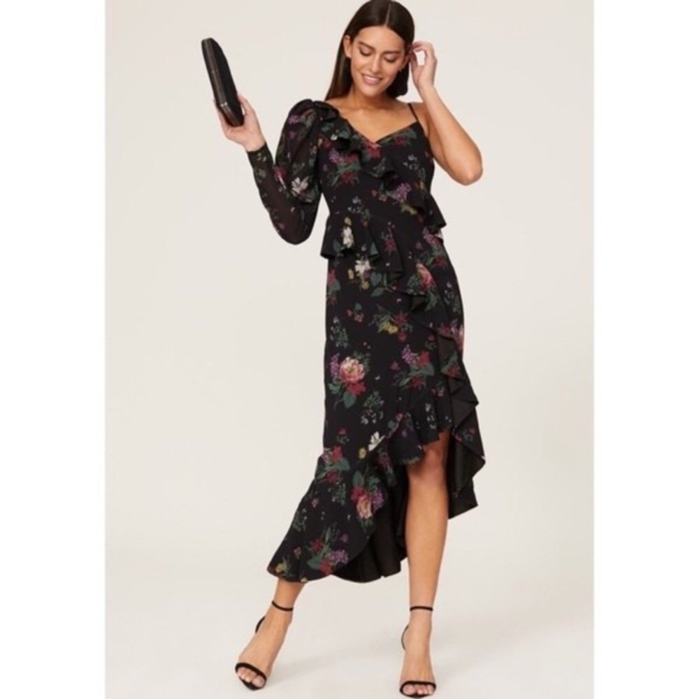 AMUR Pasqualena One Shoulder Dress